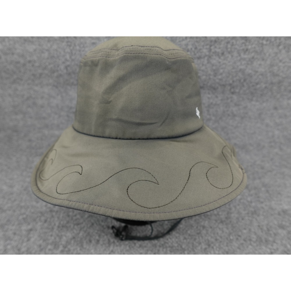 Columbia Sun Hat Womens O/S Olive Green Omni-Shield Wave Embroidery Wide‎ Brim